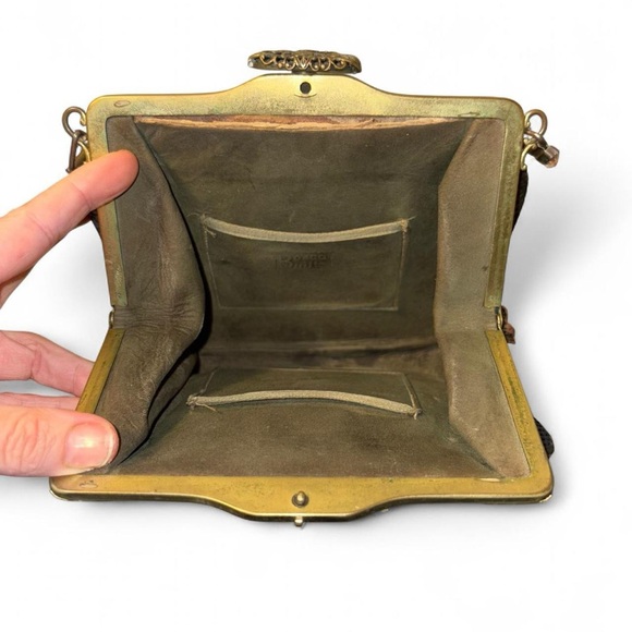 Bosca Brown Leather Mini Bag - Picture 5 of 8